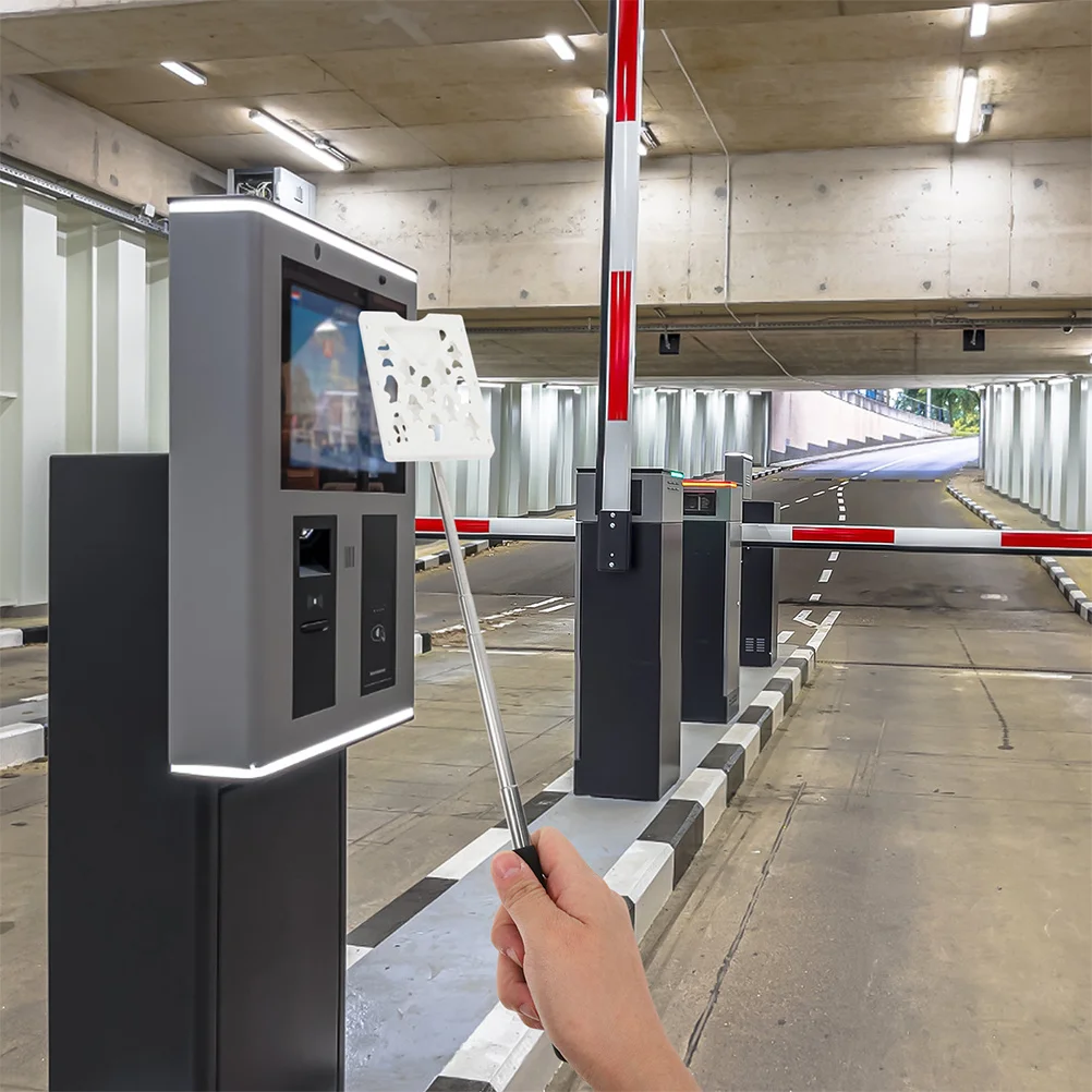 Parking Card Swiping Rod with Auto Extension Function for Vehicle Toll Payment Tool Mall Garage Telescoping