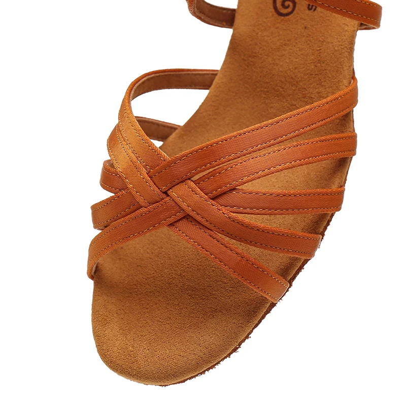 Zapatos de baile latino para niños y niñas, sandalias modernas para práctica de Salsa y salón, novedad