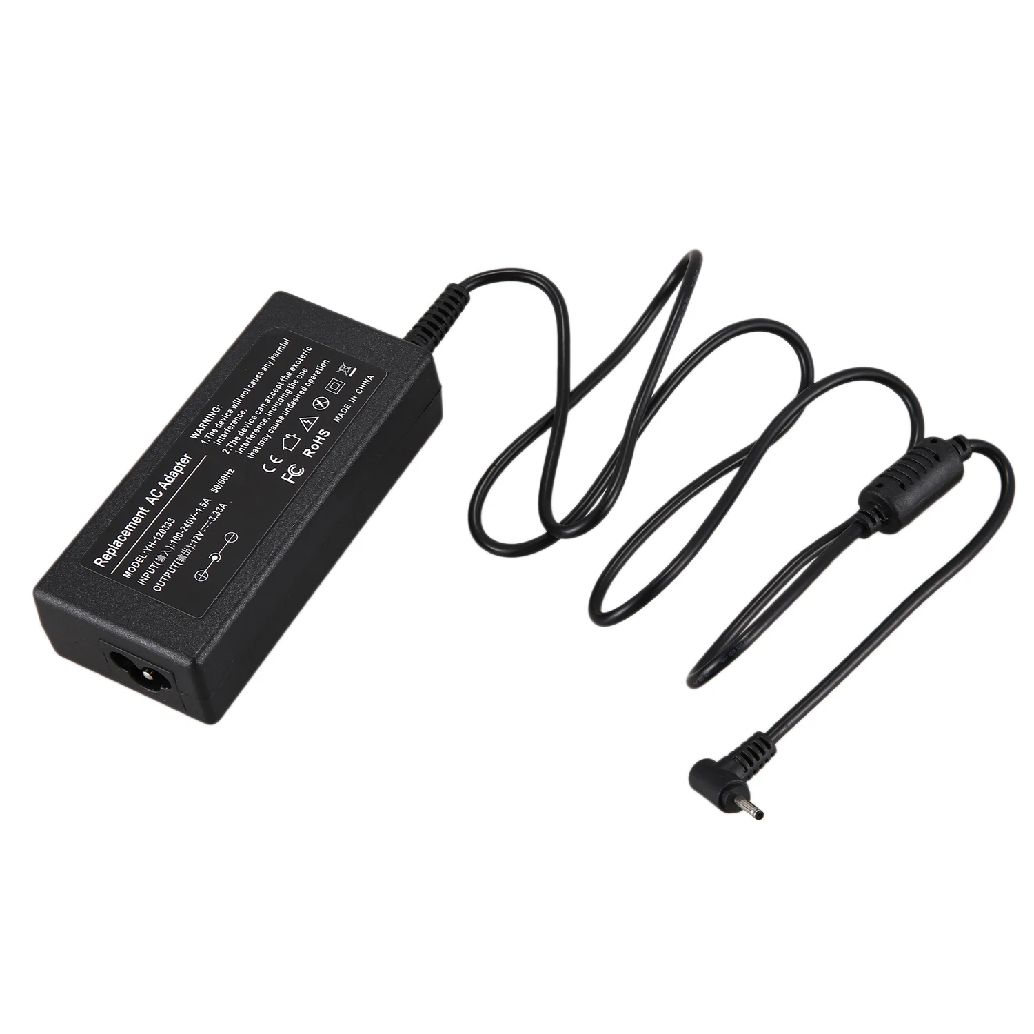 Carregador de energia 40W 12V 3.33A para Samsung Chromebook XE303C12 2,5X0,7mm QUENTE