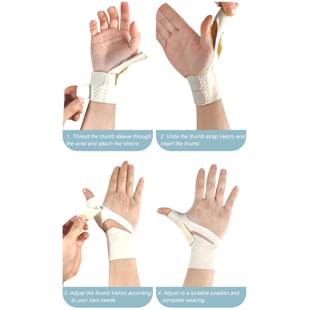 1Pcs Elastic Thumb Support Brace Liner Wrist Stabilizer- Waterproof Soft Thumb Compression Sleeve Protector for Arthritis,Sprain