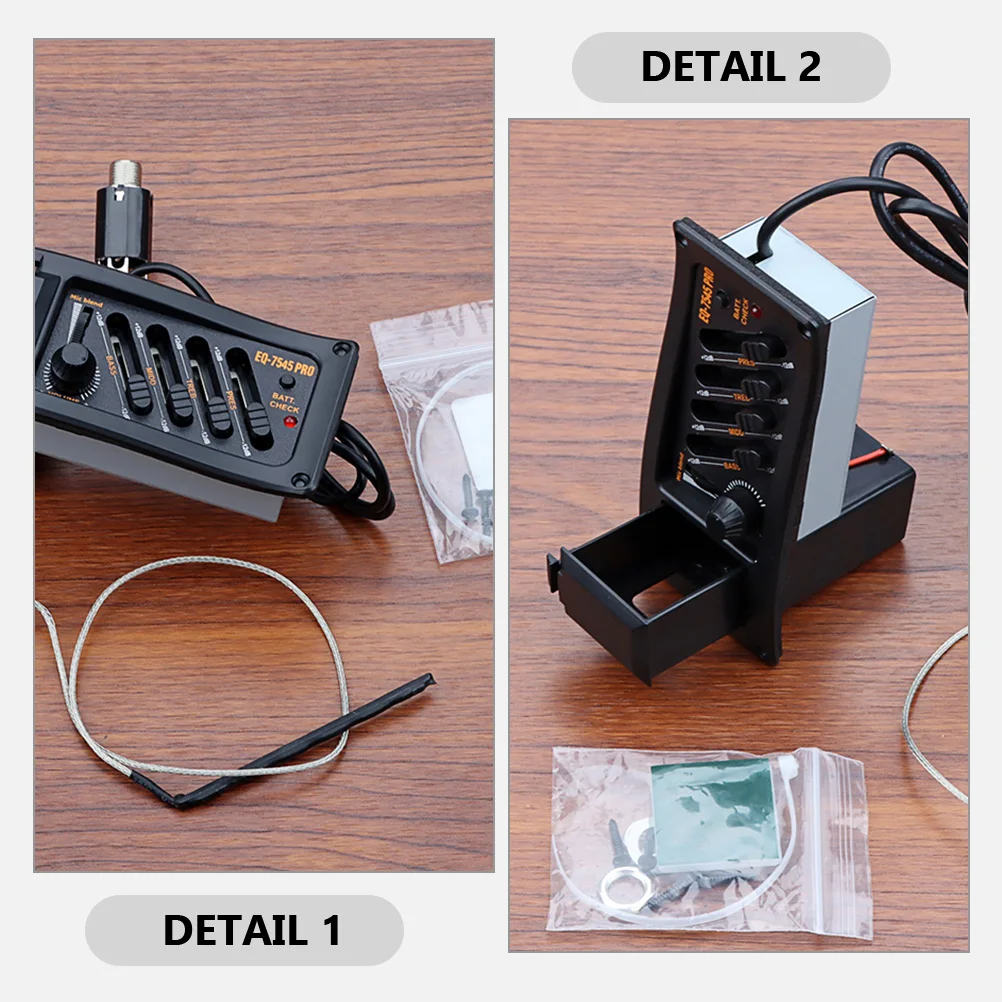 

Guitar Pickups Replacement Clip-on Musical Instrument Acoustic System Plastic Bass Preamp