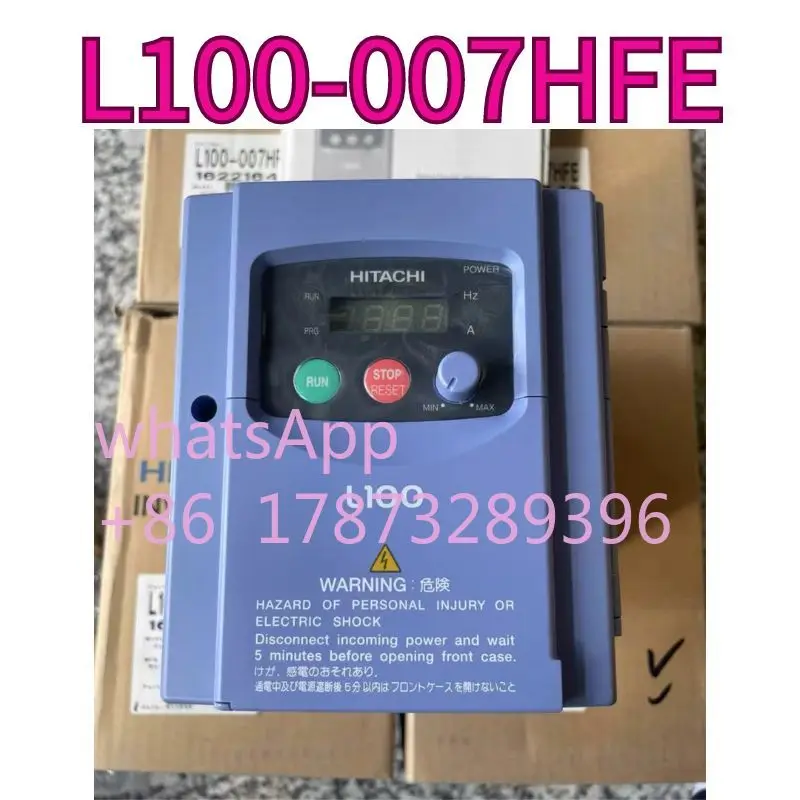 

New L100-007HFE three-phase 380V 0.75KW frequency converter with a one-year warranty for fast delivery