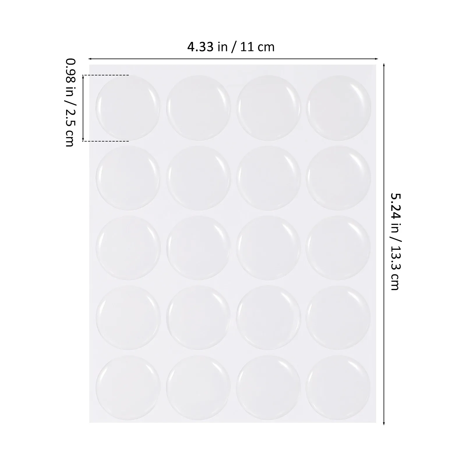 3Sheet Round Time Gemstone Cabochons Transparent Resin Patch Sticker 25Mm DIY Craft Supplies for Jewelry Clock Decoration Self