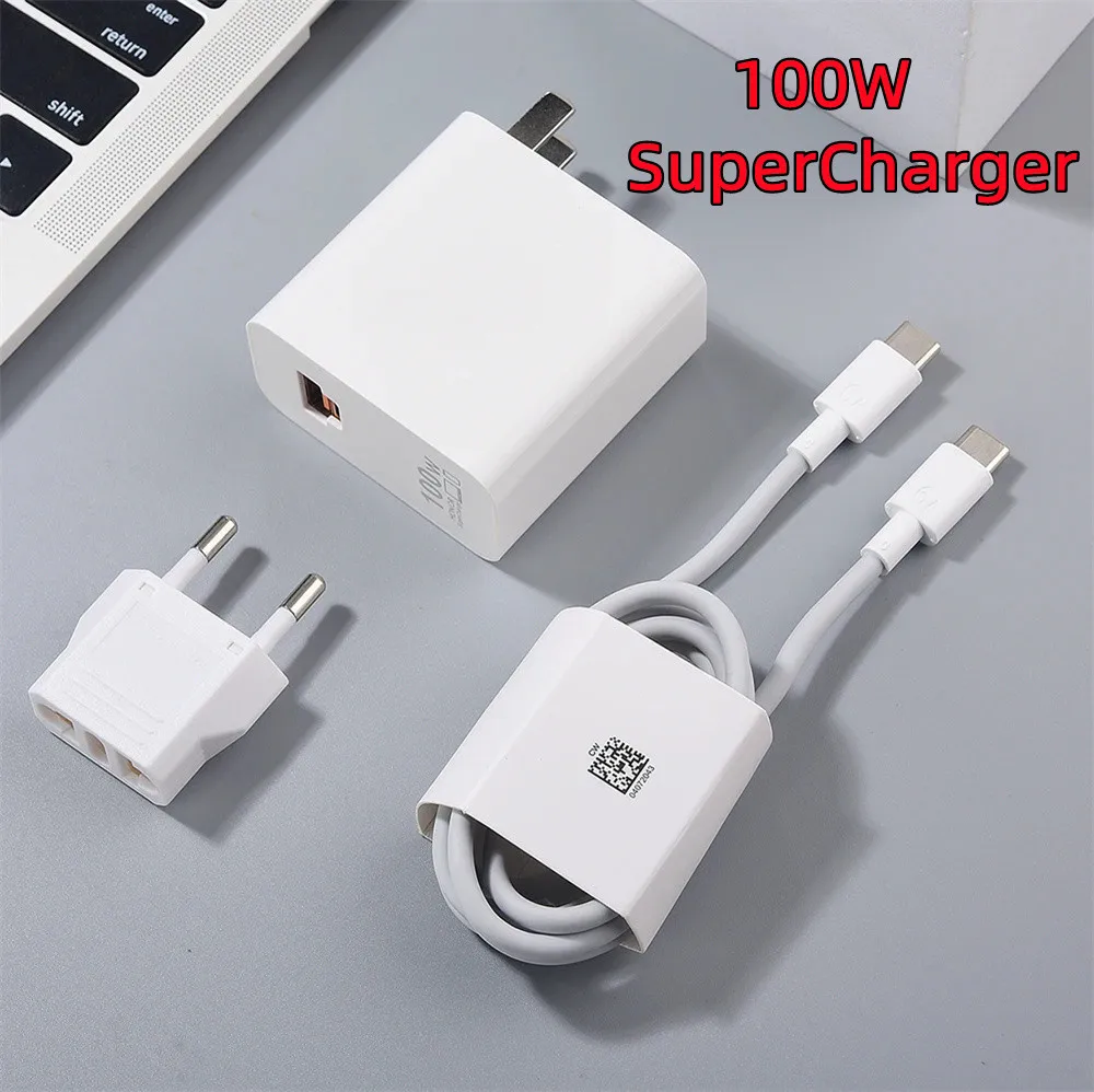 Original Honor 300 200 100 Pro 100W SuperCharger Fast Charging Power Adapter Type C Cable For Honor Magic 7 6 5 4 Pro V2 VS2 V3