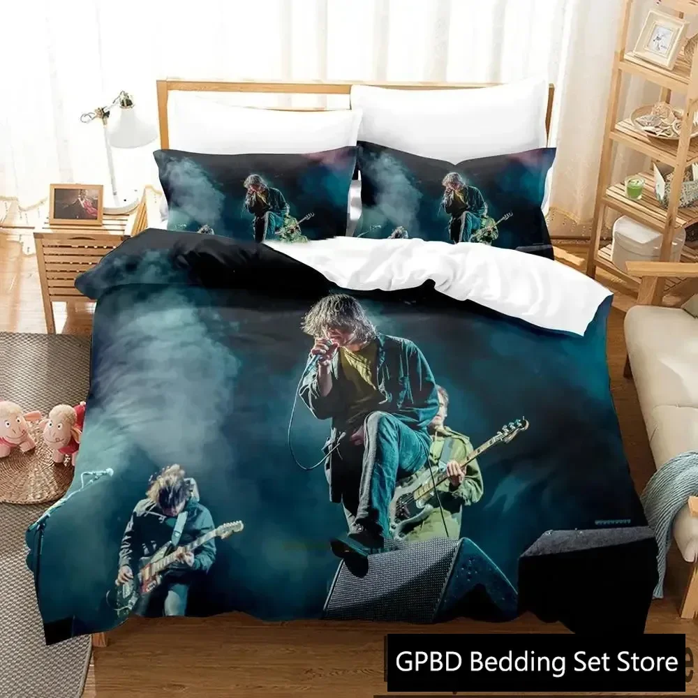 

3D Print My Chemical Romance Bedding Set Boys Girls Twin Queen King Size Duvet Cover Pillowcase Bed boys Adult