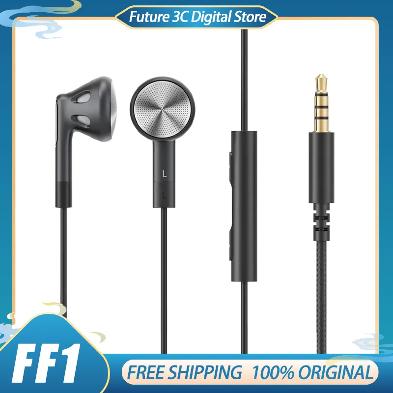 

FiiO FF1 High Sound Quality HIFI Wired Earphone Dynamic Driver Open Earphone Detachable Cable With Mic Custom Gaming Earphone