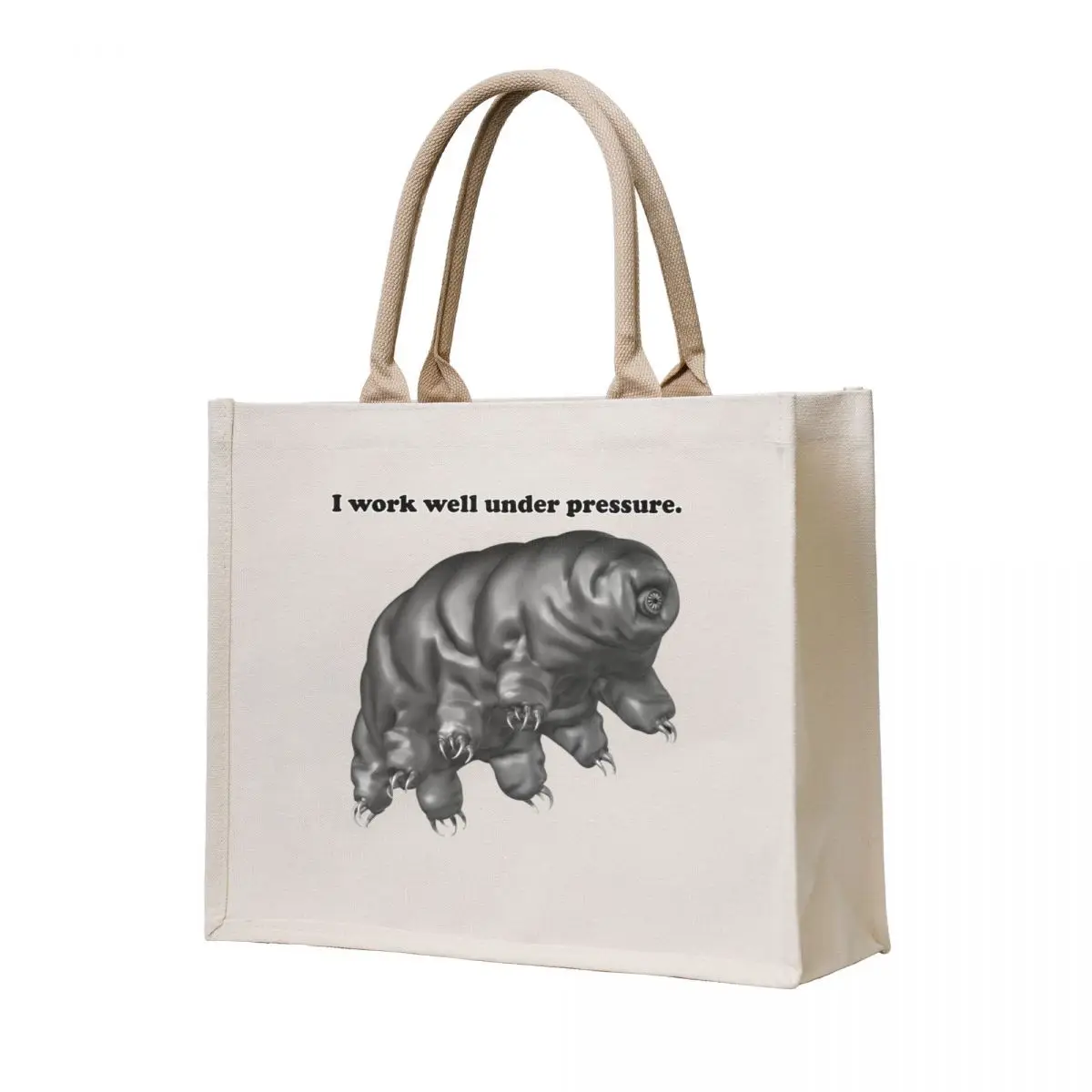 

Tardigrade Pun Tote Bag tote bag Women's handbag Lady bag Portable shopping