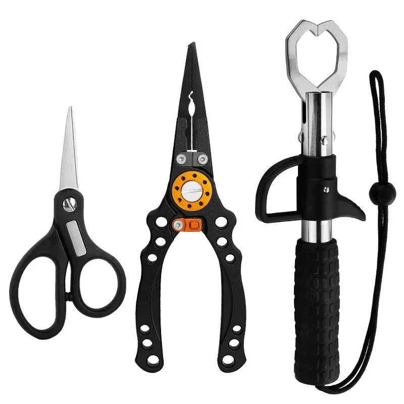 Multifunctional Fishing Tool Set Salt Water Freshwater Fish Clamp Scissors