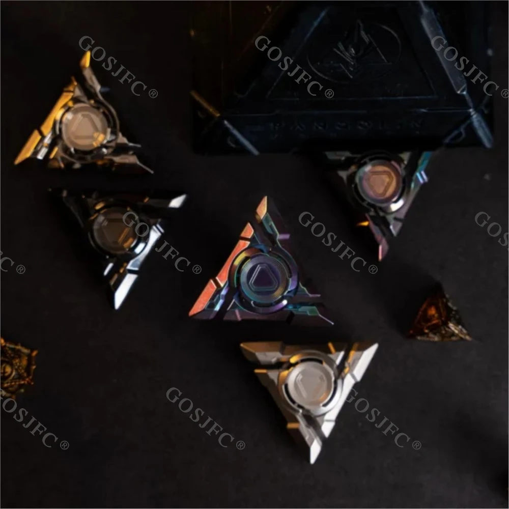 Pangolin Studio EDC Trisolaran XL Zirconio Fidget Spinner Fidget Juguetes para adultos Gyro