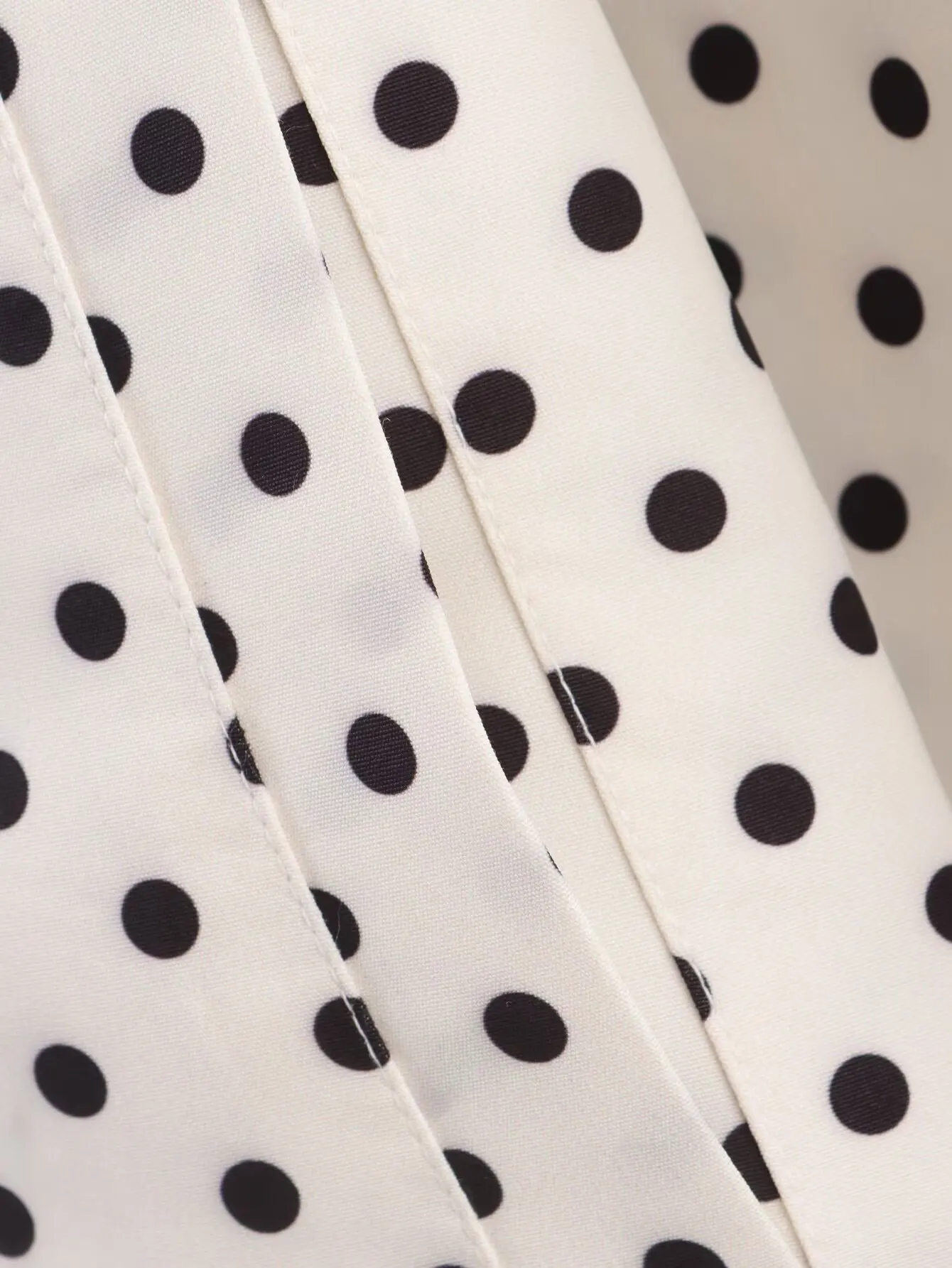 HH Weibliche Herbst Mode Polka Dot Gedruckt Set Lange Ärmel Rollkragen Kordelzug Jacke + A-line Shorts frauen Vintage Anzug – Detail 30