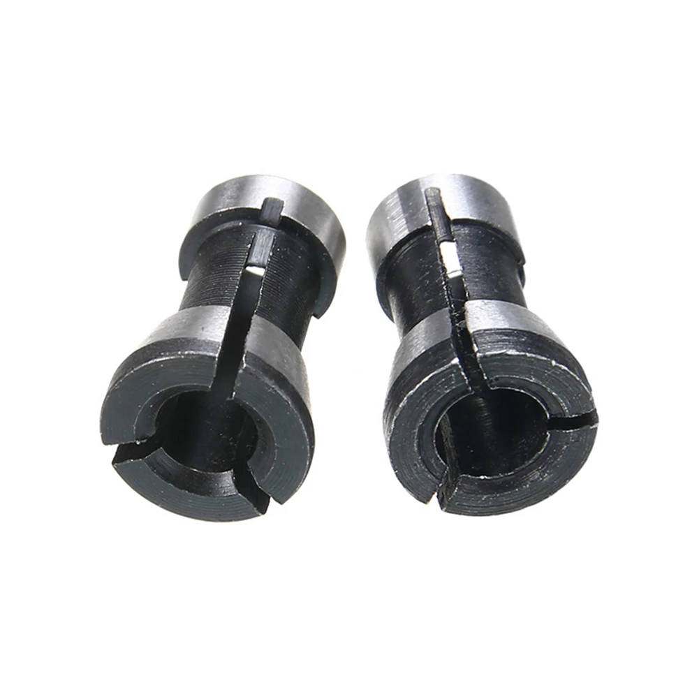 8Pcs High Precision Adapter Collet Set 6Mm/6.35Mm/8Mm Collet Chuck Engraving Trimming Machine Router Milling Cutter Tool-AT30