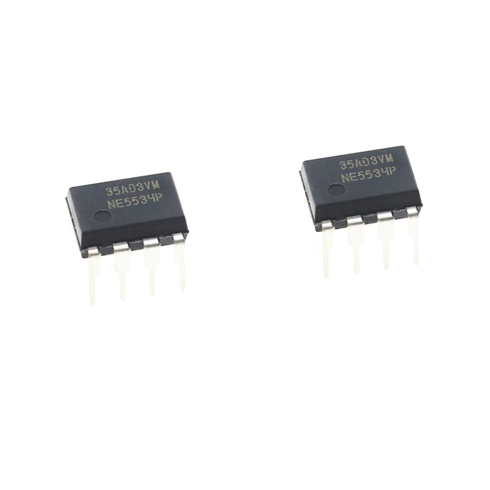 10PCS/LOT NE5534P NE5534 NE5534 DIP-8 Timers New  IC Amplifier Chip Good Quality Chipset