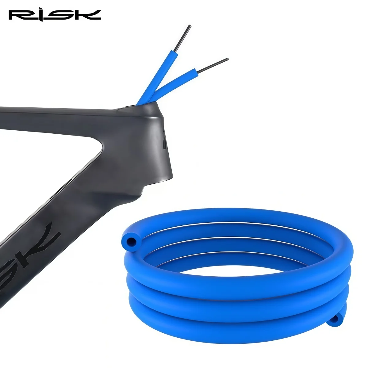

RISK Internal Cable Routing Sound Dampening Foam Tube – 1.5m Anti-Noise Sponge Sleeve For MTB & Road Bike Brake / Shift Cable
