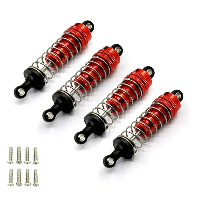 4Pcs Metal Shock Absorber Damper For HBX 16889 16889A 16890 16890A SG1601 SG1602 1/16 RC Car Upgrade Parts Accessories-A22K