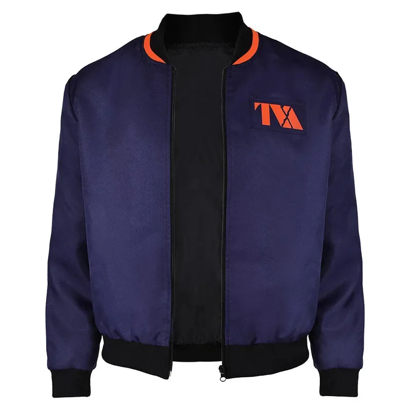 وولف لوجان تأثيري الخيال الأزرق سترة غير رسمية 2024 فيلم الموت 3 خارقة زي تمويه الكبار الرجال لعب الأدوار فانتازيا وتتسابق