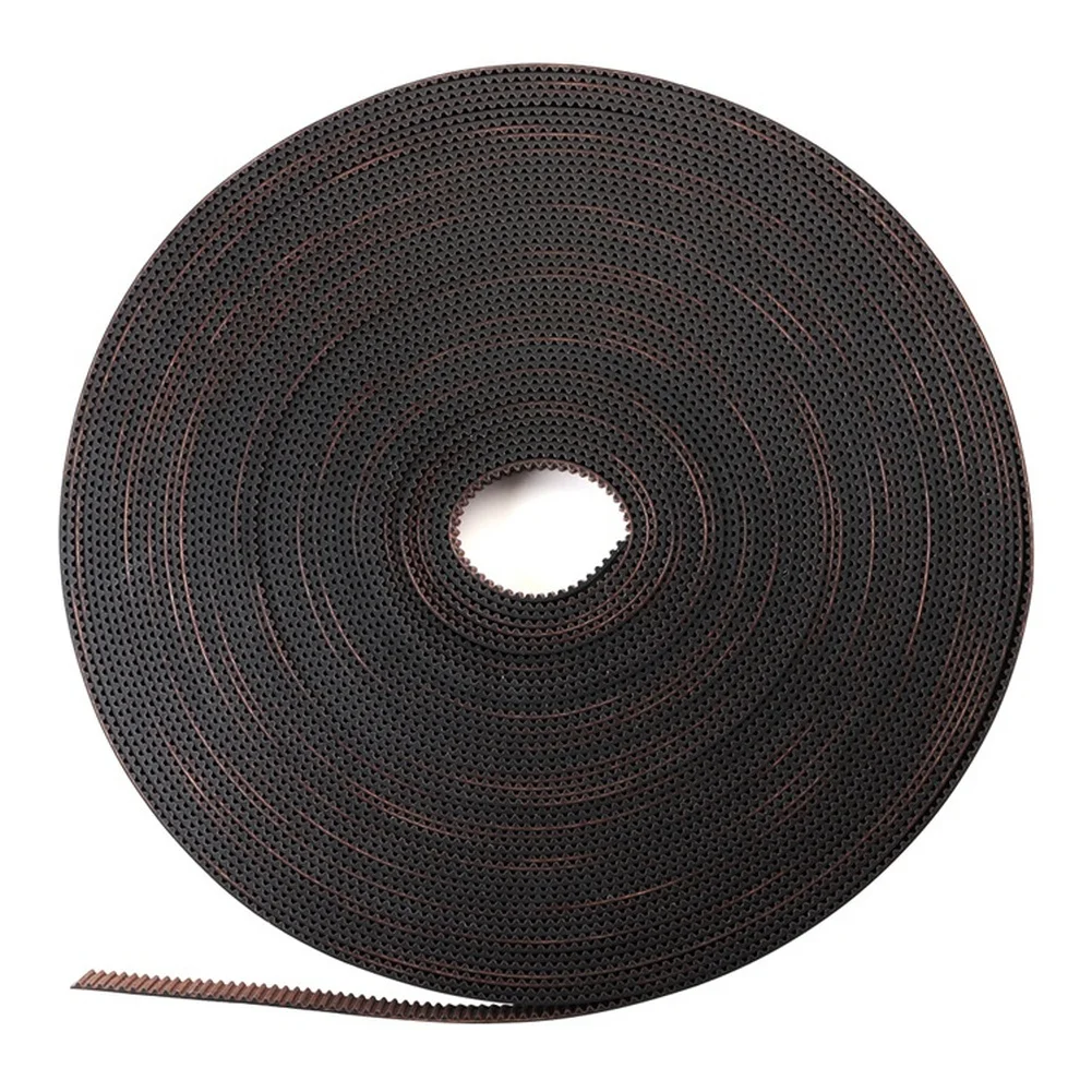 Open Loop 2m or 5m Timing Belt 9mm Width 2mm Pitch Rubber Fiberglass Reinforced for 3D Printer Mechanical Transmission Use