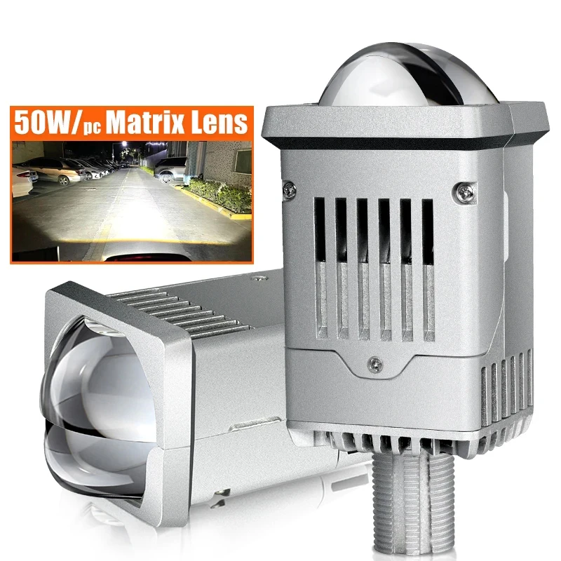 

Laser Lens Headlight Super Bright Spotlight Headlight Matrix Lossless Led Dual Light Lens Headlight Far and near Light