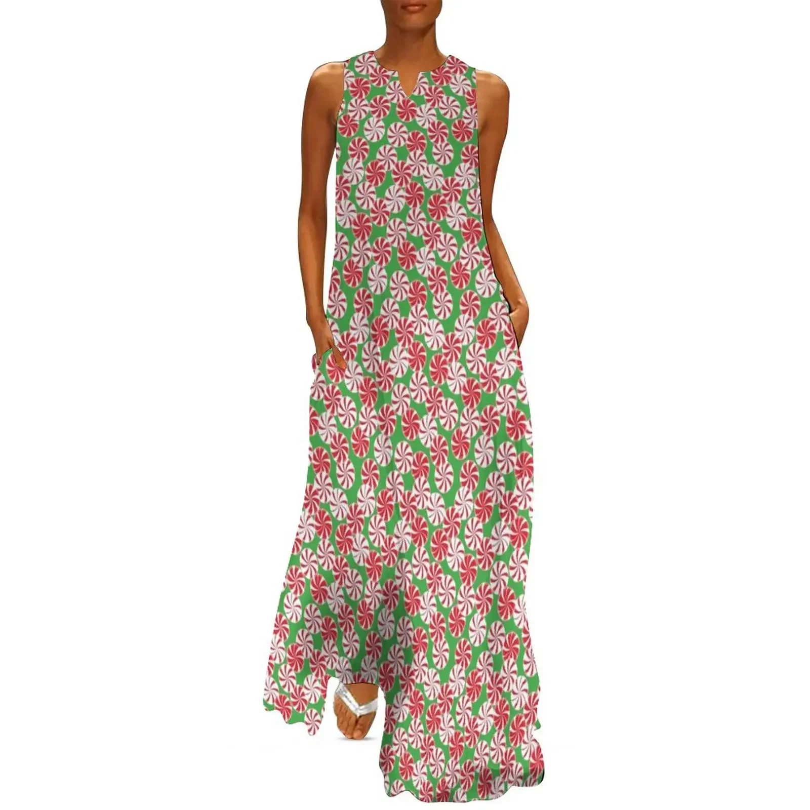 

Peppermint Party Long Dress Women's dresses dresses korean style Dress