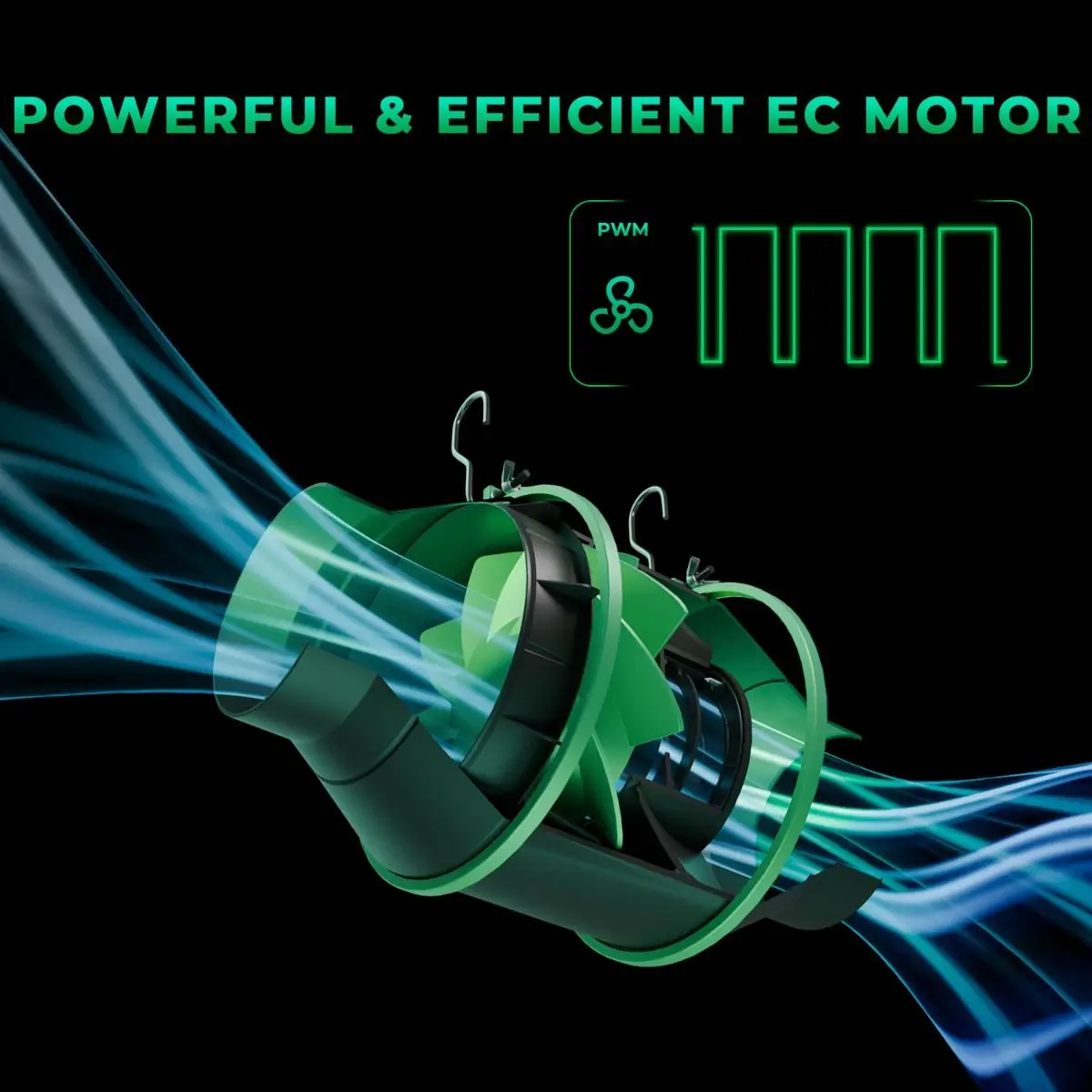 Mars Hydro IFresh 6-Inch Variable Speed PWM Controlled EC-Motor Mixed Flow 6