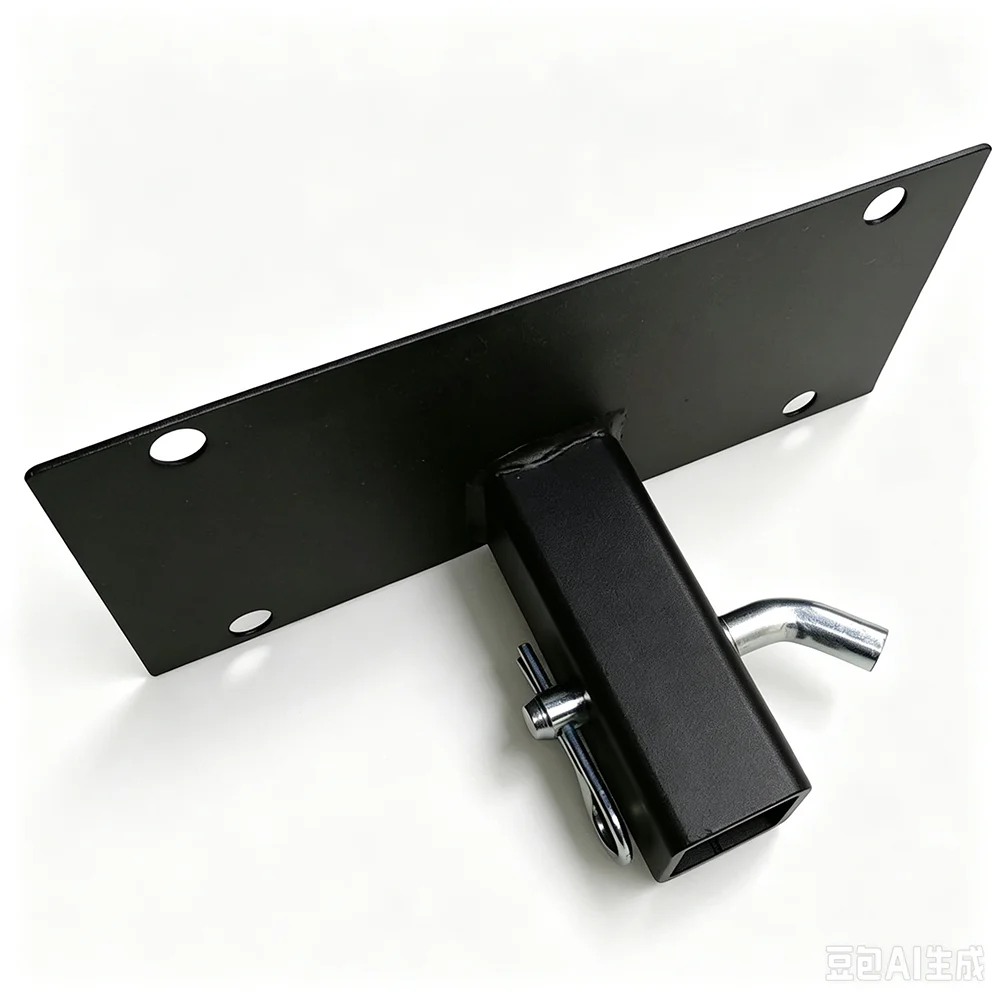 Hitch Mount License Plate Holder Bracket Compatible with 5X5cm Hitch Receivers Universal Fit for Truck/SUV/RV Receiver
