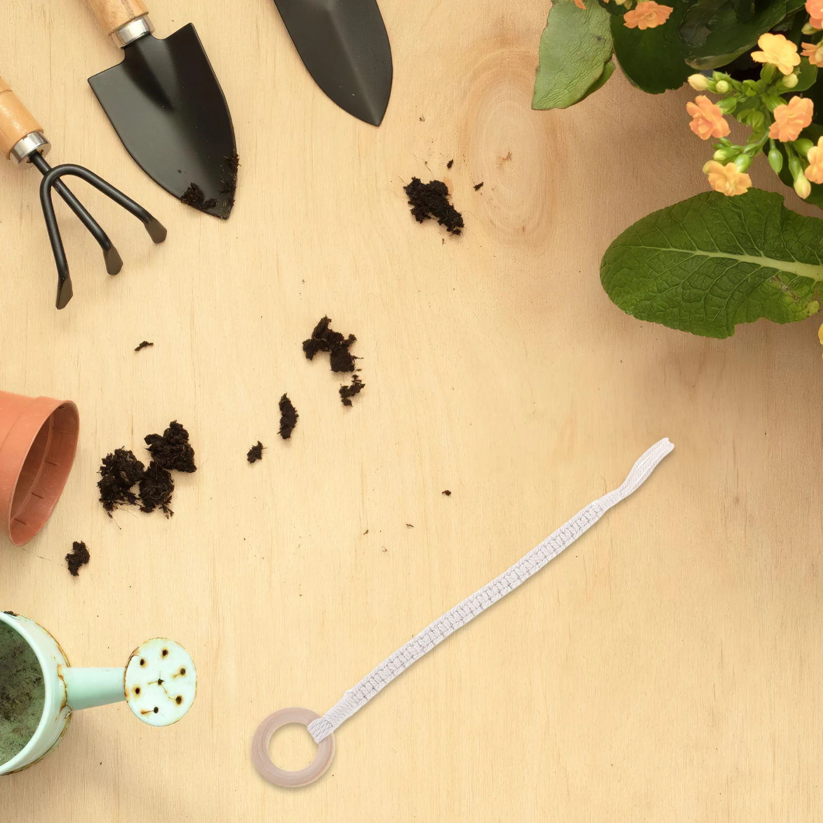 

6Pcs Plant Pot Hanging Rope - Handcrafted Macrame Plant Hanger Extender - Weatherresistant Woven Rope for Balcony Porch Garden