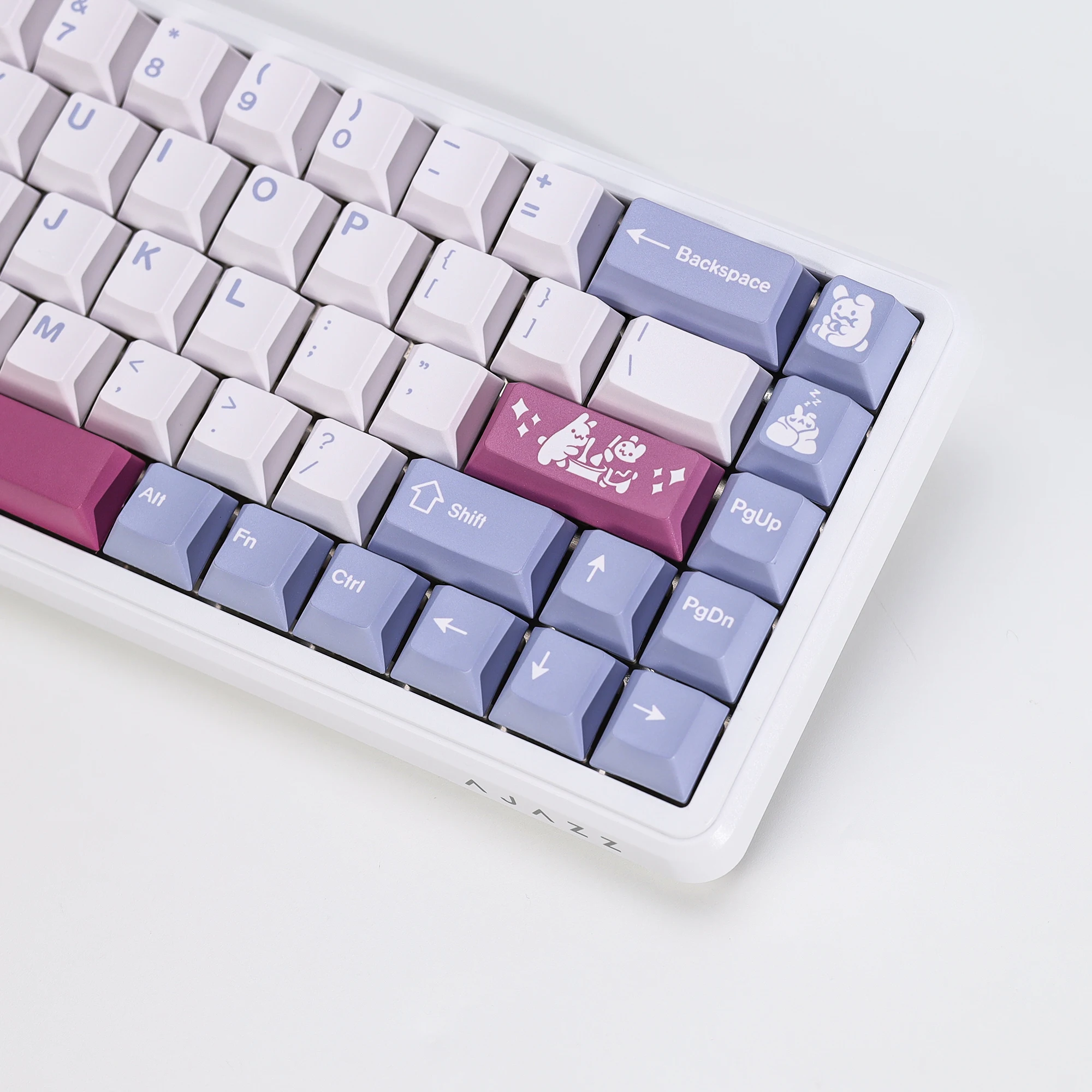 KBDiy Clone GMK Tuzi Keycap Retro Cute Cherry Profile Alice Keycap Custom für MX Magnetic Switch Gaming Mechanical Keyboard KIT – Detail 14
