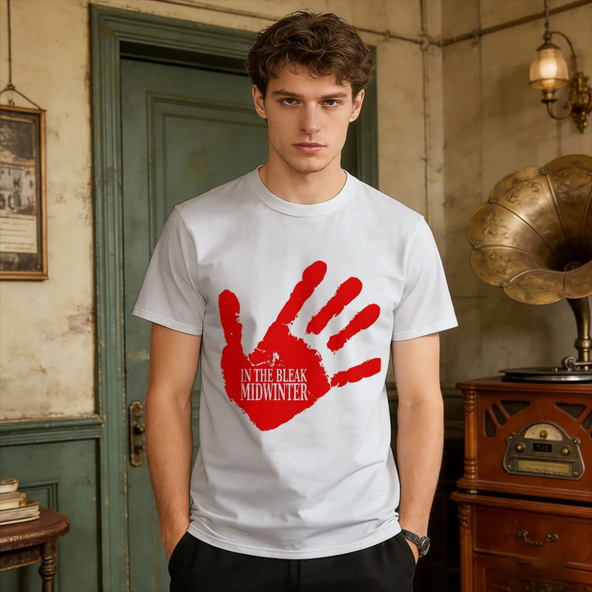 Men Women T Shirt Red Right Hand T-Shirts Novelty Peakys Blinders Beach Tee Shirt Vintage Cotton Clothes Plus Size 5XL