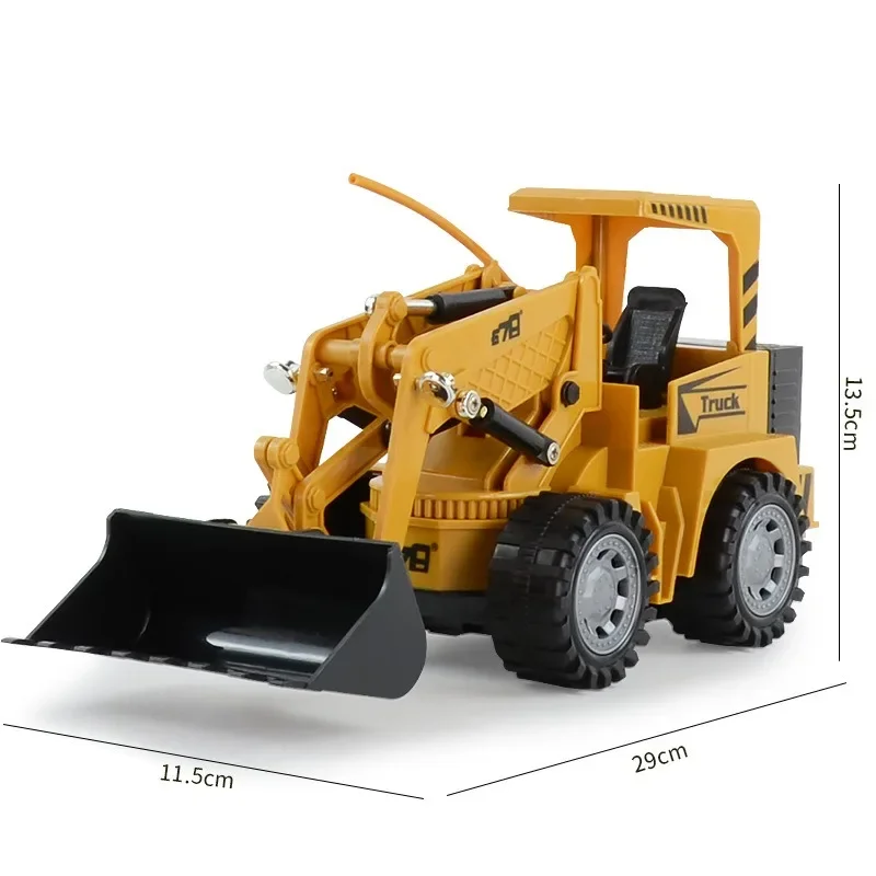 5-Channel Remote Control Excavator Toy - 3.6V Battery, USB Charging, 29cm Size