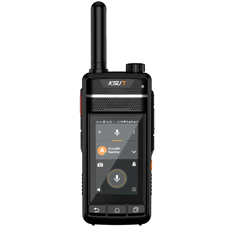 KSUN ZL2 Global POC 4G Visual Wifi GSM Blue Tooth NFC GPS FM Radio Smart Walkie Talkie with ZELLO APP
