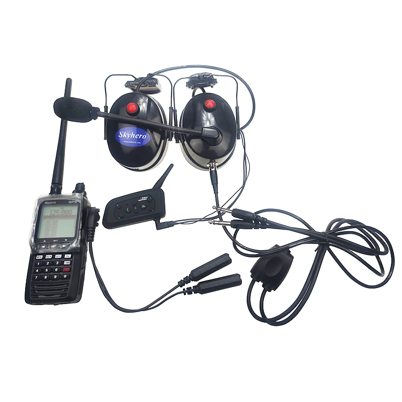 HS-01-XLR Bluetooth Headset for paramotor Helmet, Replace Noise Canceling Headset