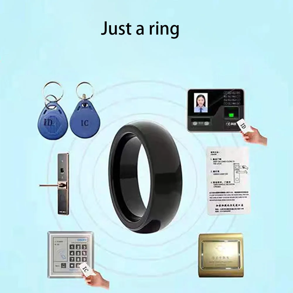 Rfid Smart Nfc Chip Id Ic Ring Rewritable Tag Cuid T5577 Clone Badge 125khz 13.56mhz Token Copy Key Write Access Control