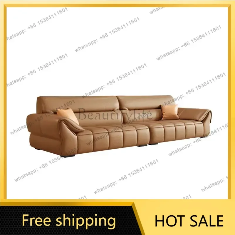 Leather Living Room Sofas Minimalist Nordic Modern Corner Sofa Luxury Sectional Sofa Sala