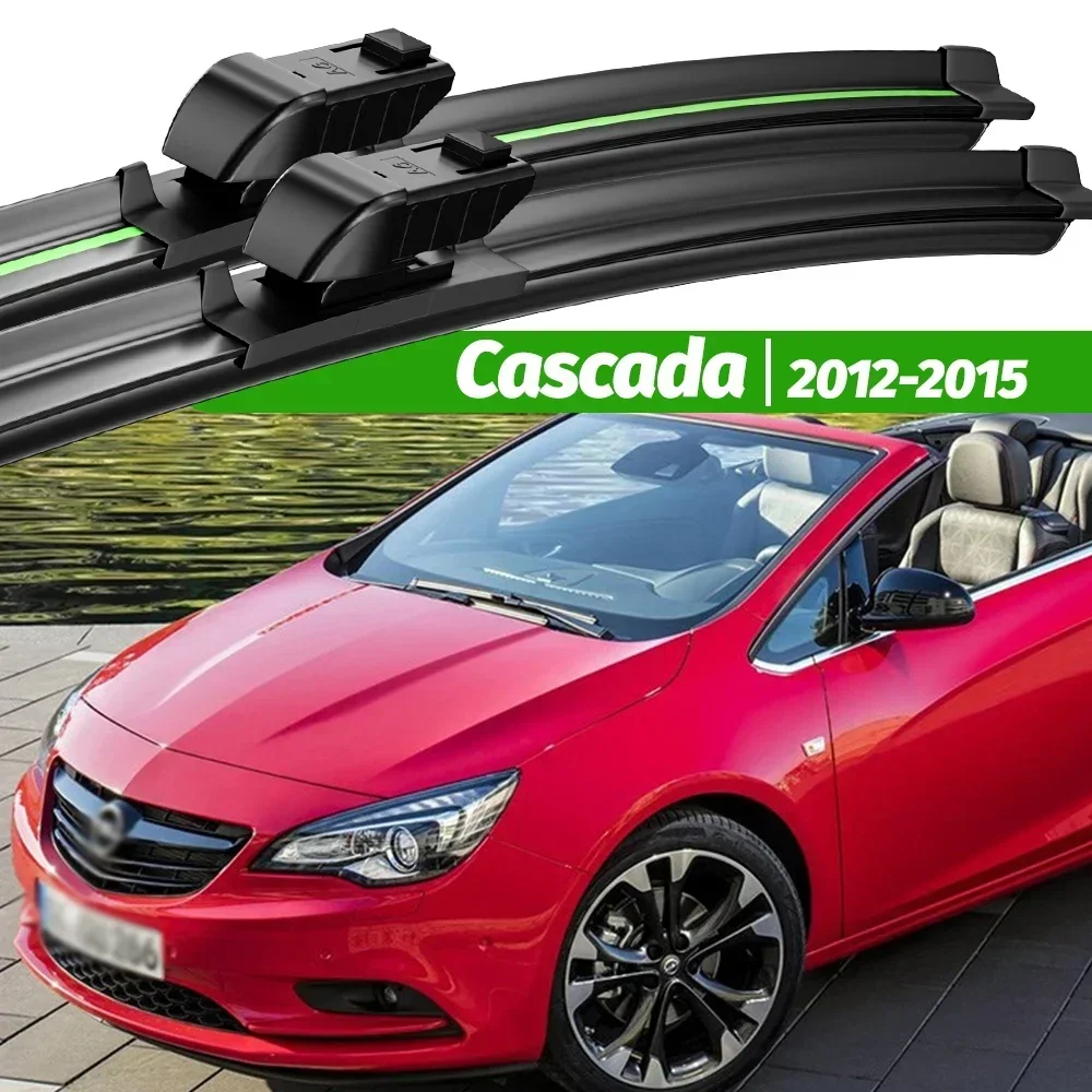 For Opel Cascada 2012-2015 2pcs Front Windshield Wiper Blades 2013 2014 Windscreen Window Accessories