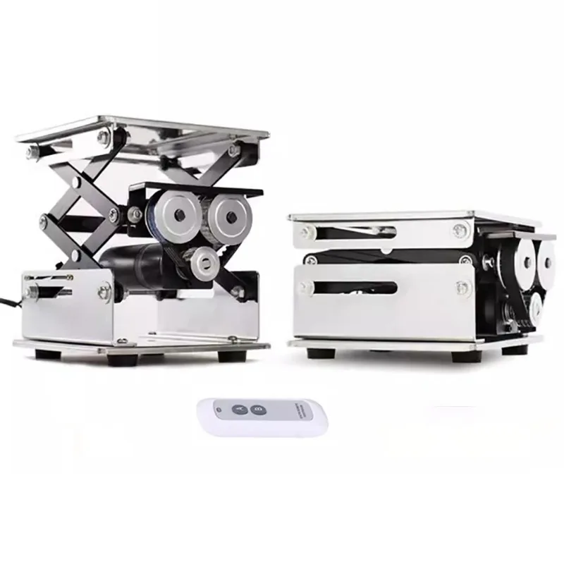 Remote‑Controlled Stainless‑Steel Elevating Stand, Adjustable Mobile Support Holder With 10KG Load‑bearing Capacity