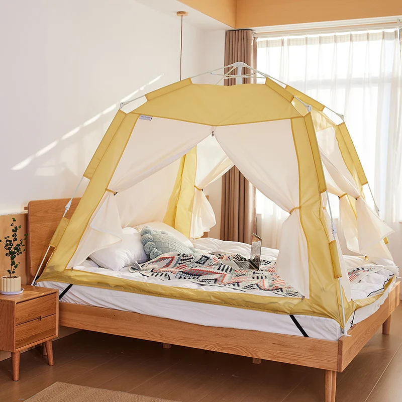 Fully automatic children's winter bed tent household adult indoor sleeping to keep warm in winter thickened insulation and cold