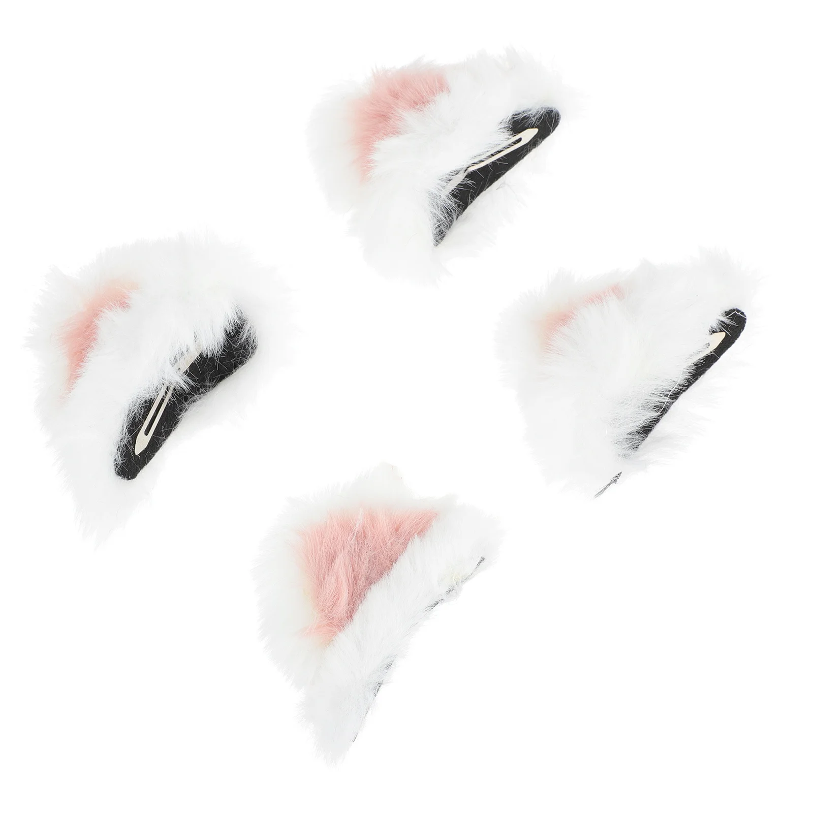 

Cat Ears Hair Clip For Girls Furry Kitten Headpiece Non-Slip Party Decoration Halloween Cosplay Accessory Hair Clips
