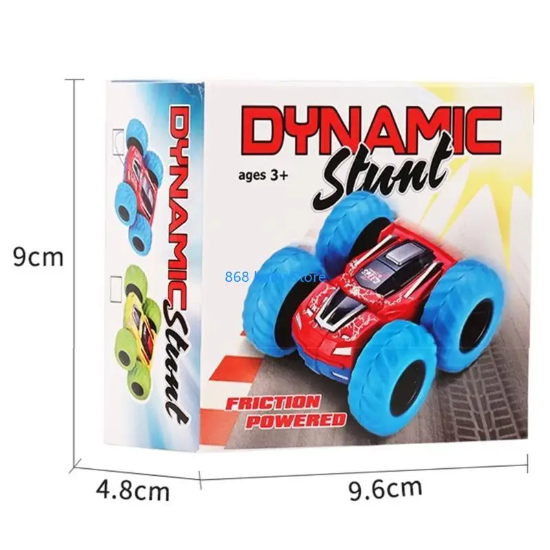 29EE For Boys and Girls Toddlers Vibration Inertial Car Big Tire Four-Wheel Drive Toy Car Toy Pull Back Car