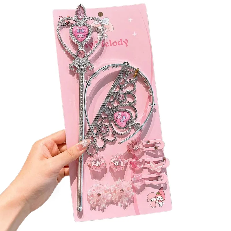 ชุดกิ๊บติดผมการ์ตูนซานริโอ้ คุโรมิ มายเมโลดี้ และ ซินนามอนโรล กิ๊บติดผมน่ารักหวานๆ ที่คาดผมมงกุฎ