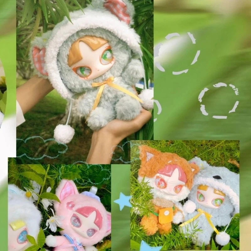 Inn V2 معبر الربيع سلسلة غامضة الفينيل دمية صندوق أعمى شخصية جميلة لطيف سطح المكتب ديكور تحصيل الفتيات هدايا عيد الميلاد