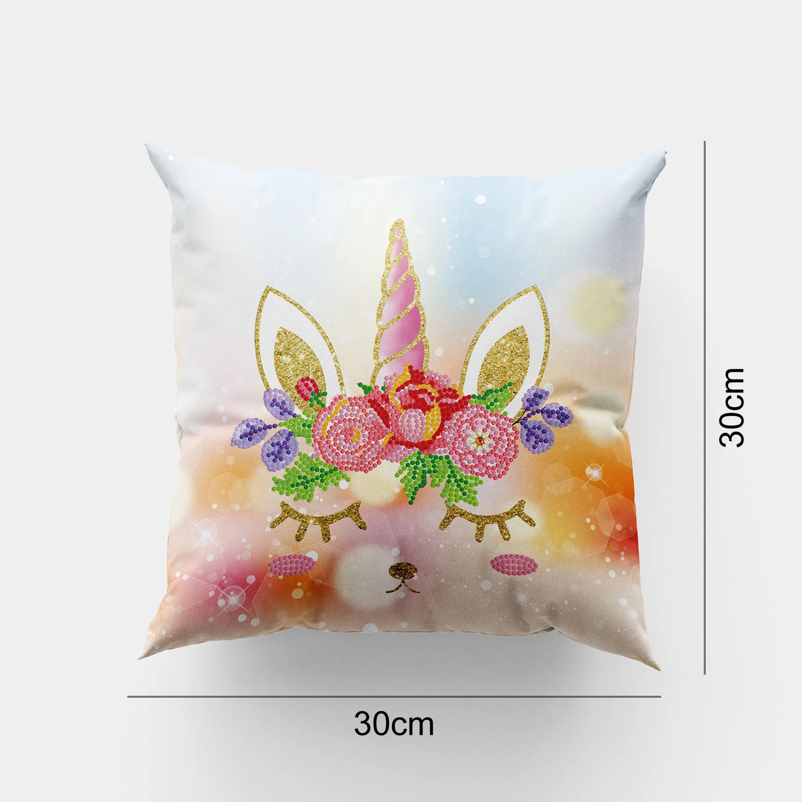 New Diy Mandala Special Shaped Diamond Painting Pillow Case Craft Kits Crystal Diamond Pillowcase Christmas Gift Home Decoration