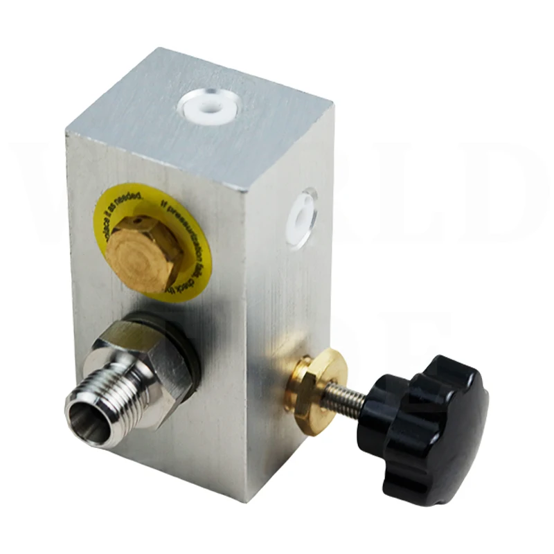 YONG HENG 0-300bar 0-4500PSI 0-30MPA High Pressure Air Compressor Pump Maintenance Accessory Part Aluminum Valve Block Assembly