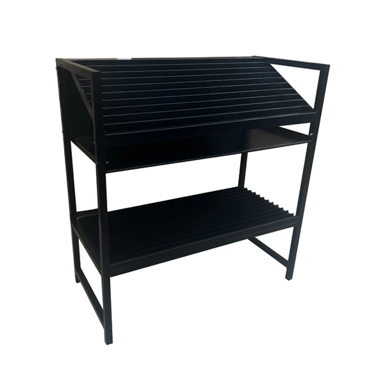 Exhibition hall floor Tile display stand Bracket Marble slate Metal display stand