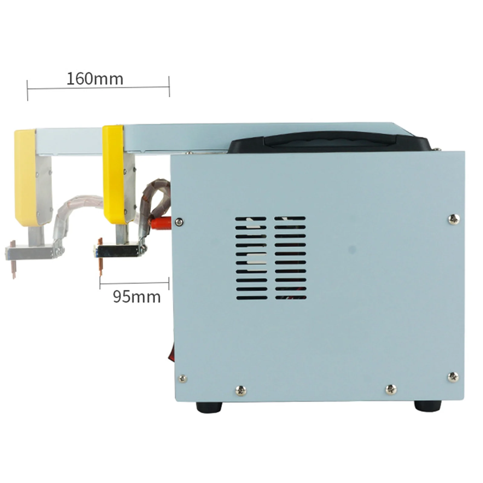 スポット溶接機 3.6KW 110V、調整可能な伸縮アームスポット溶接機、パルス出力付きスポット溶接機
