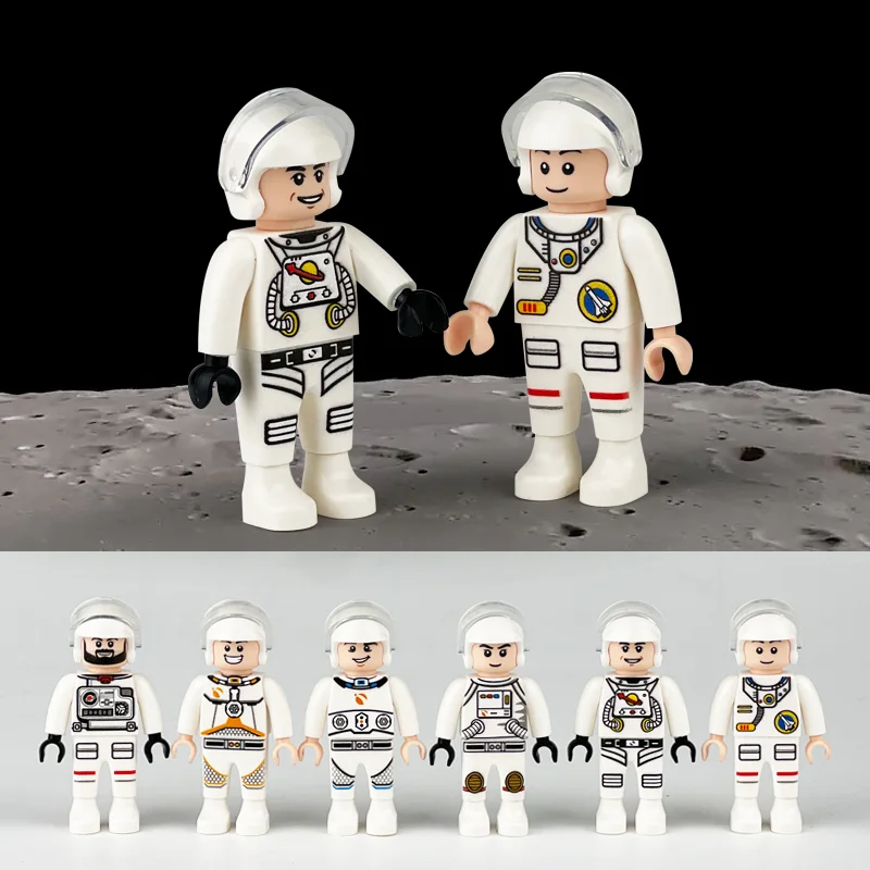 Building Blocks Astronaut Accessory DIY Assemble Toys Compatible Bricks Figures Model Set Children Gifts