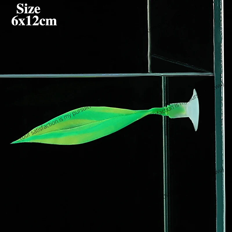 ZOCI-Fish Bed Fish Tank Decoration Fighting Fish Resting Leaves Simulating the Natural Habitat Environment Fish Plant Decoration
