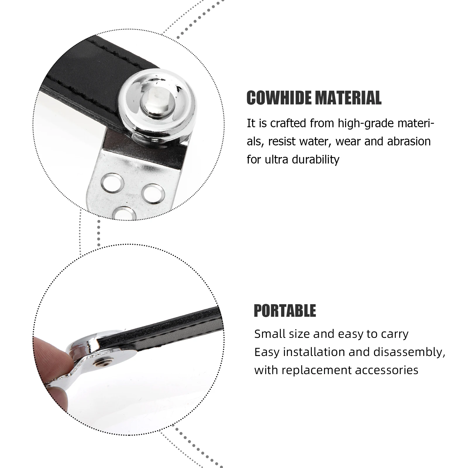 

Metal Joint Buckle Strap for Accordion Bellows Straps Below Buckle Replacement Durable Lightweight Gifts Easy Install