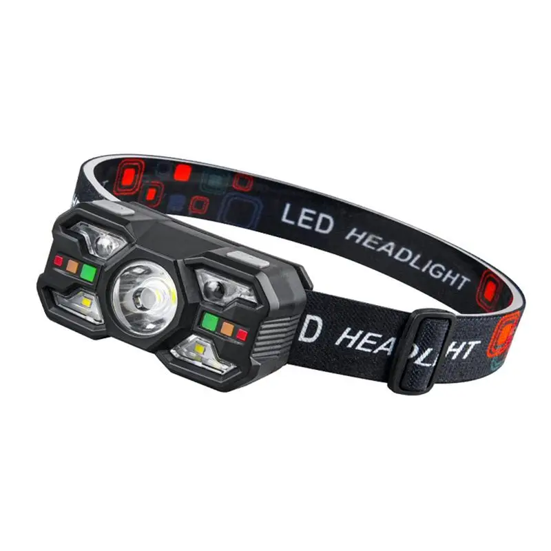 N10R-Induction LED Headlamp Rechargeable IR Motion Sensor Head Lamp Camping Night Fishing Cycling Portable Headlight