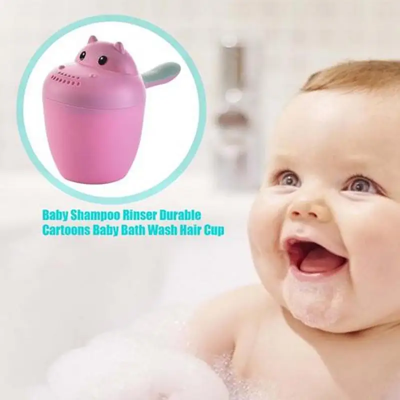 Baby Bath Waterfall Rinser Kids Shampoo Rinse Cup Bath Shower Washing Head Children Bathing Baby Shower Spoons Child Washing Toy