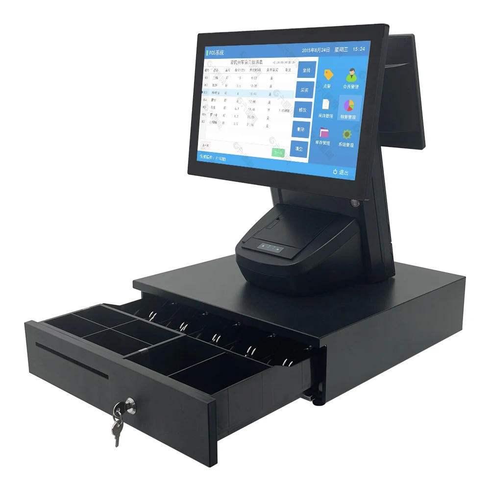 Ordering Machine Desktop 15.6 Inch  Cash Register Sales All-in-one  Cash Register Systems For Retail Shop