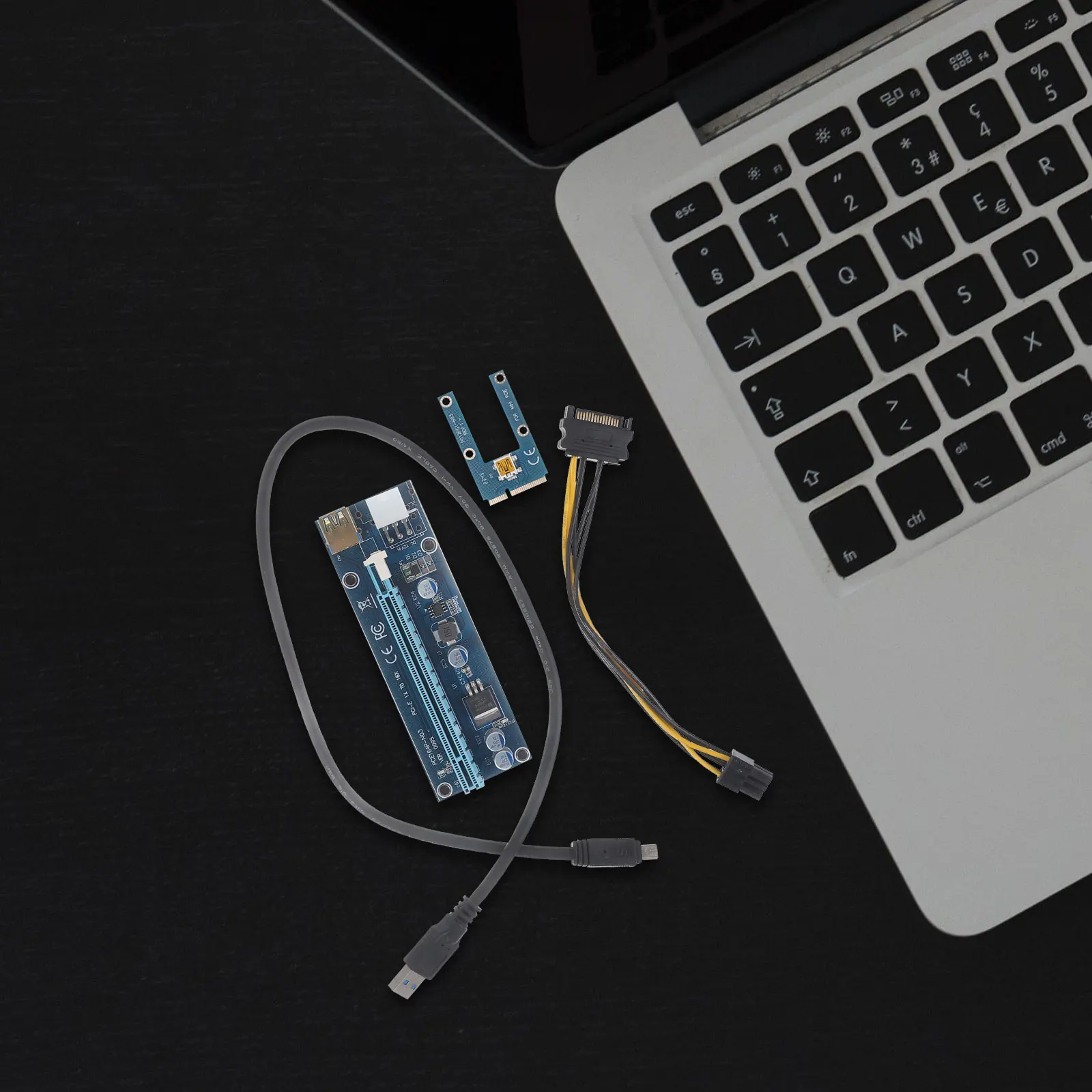 Kartu Grafis Eksternal Untuk Laptop Pcie Riser Gpu Notebook Expansion Adapter Gaming External Gpu Pcie Mining Graphics Card